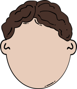 Blank face clip art