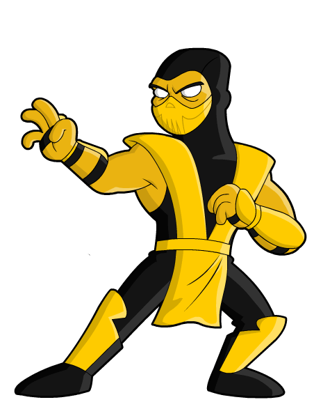 Scorpion, Mortal kombat and Scorpion mortal kombat