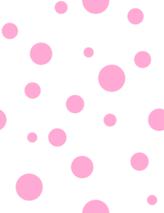 Pink Polka Dot Border Clipart