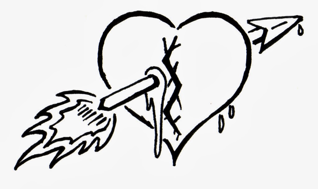 Black And White Heart Tattoo | Free Download Clip Art | Free Clip ...