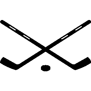 Hockey stick clipart vector
