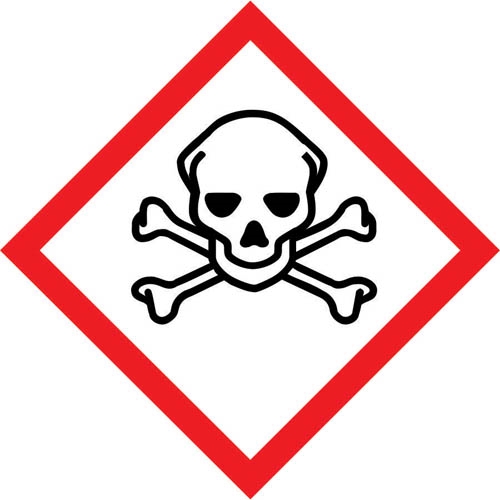 New International Toxic Symbol labels - Dangerous Substance Signs