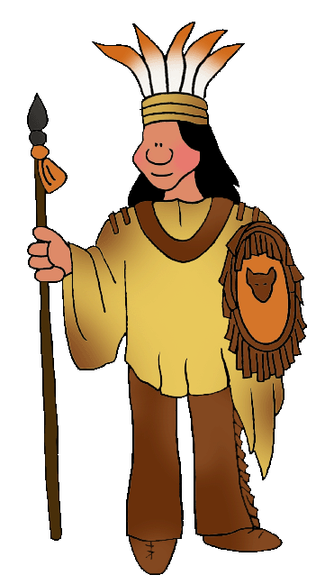 Creek Indian Clipart