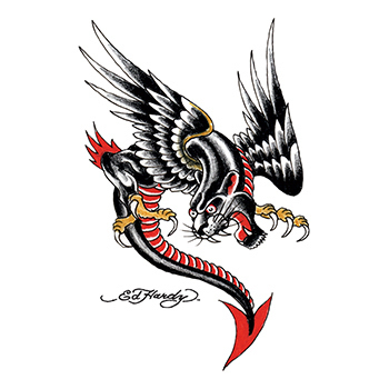 Ed Hardy Chinese Dragon Temporary Tattoo - GOimprints