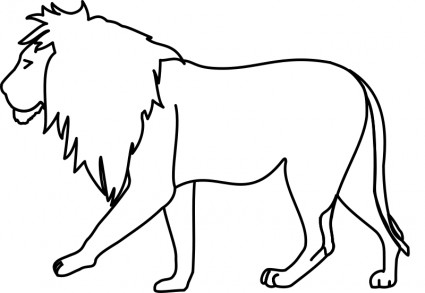 Lion Line Art | Free Download Clip Art | Free Clip Art | on ...