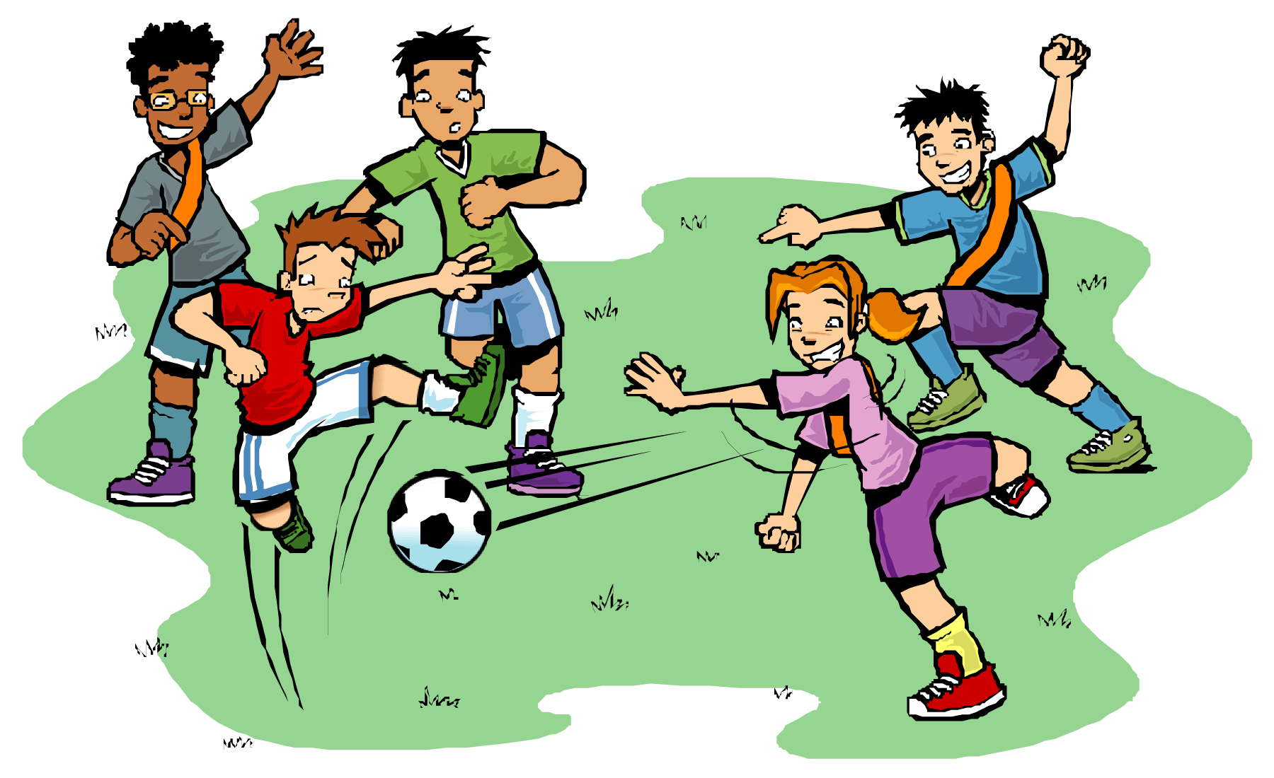 Play football clipart