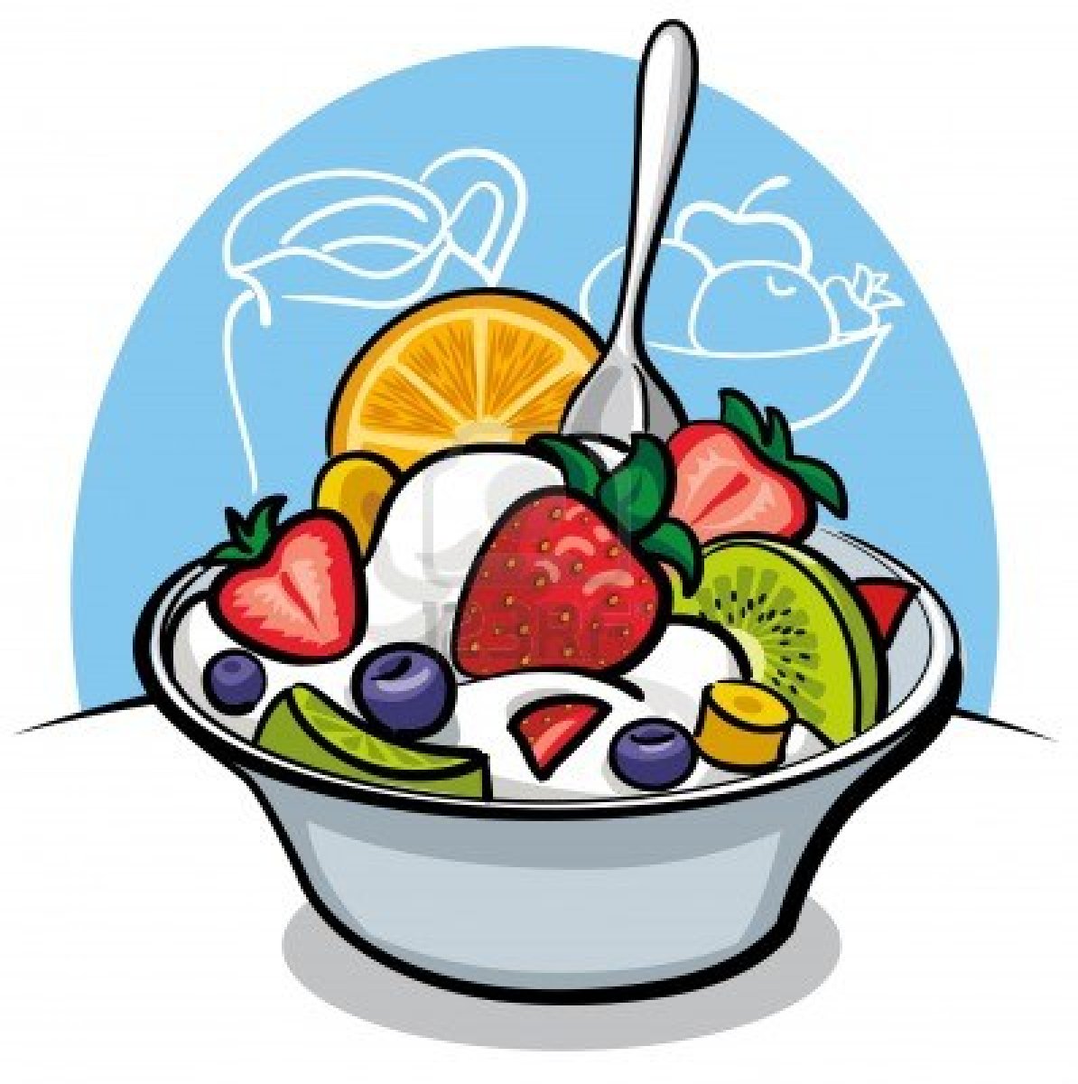 Fruit salad clip art - ClipartFox