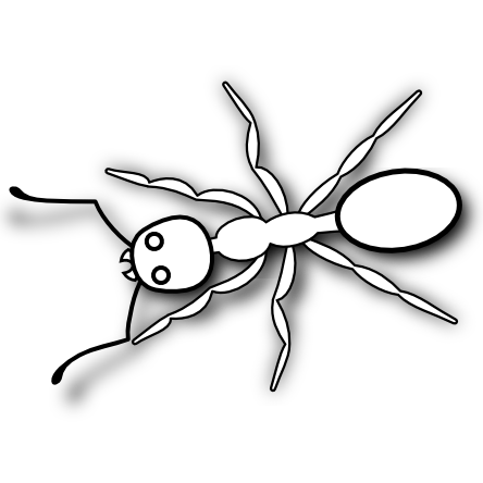 Ant Clipart Black And White - Free Clipart Images