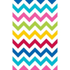 Chevron Multi Color 7 Cake Plates - Party Supplies & Themed Tableware