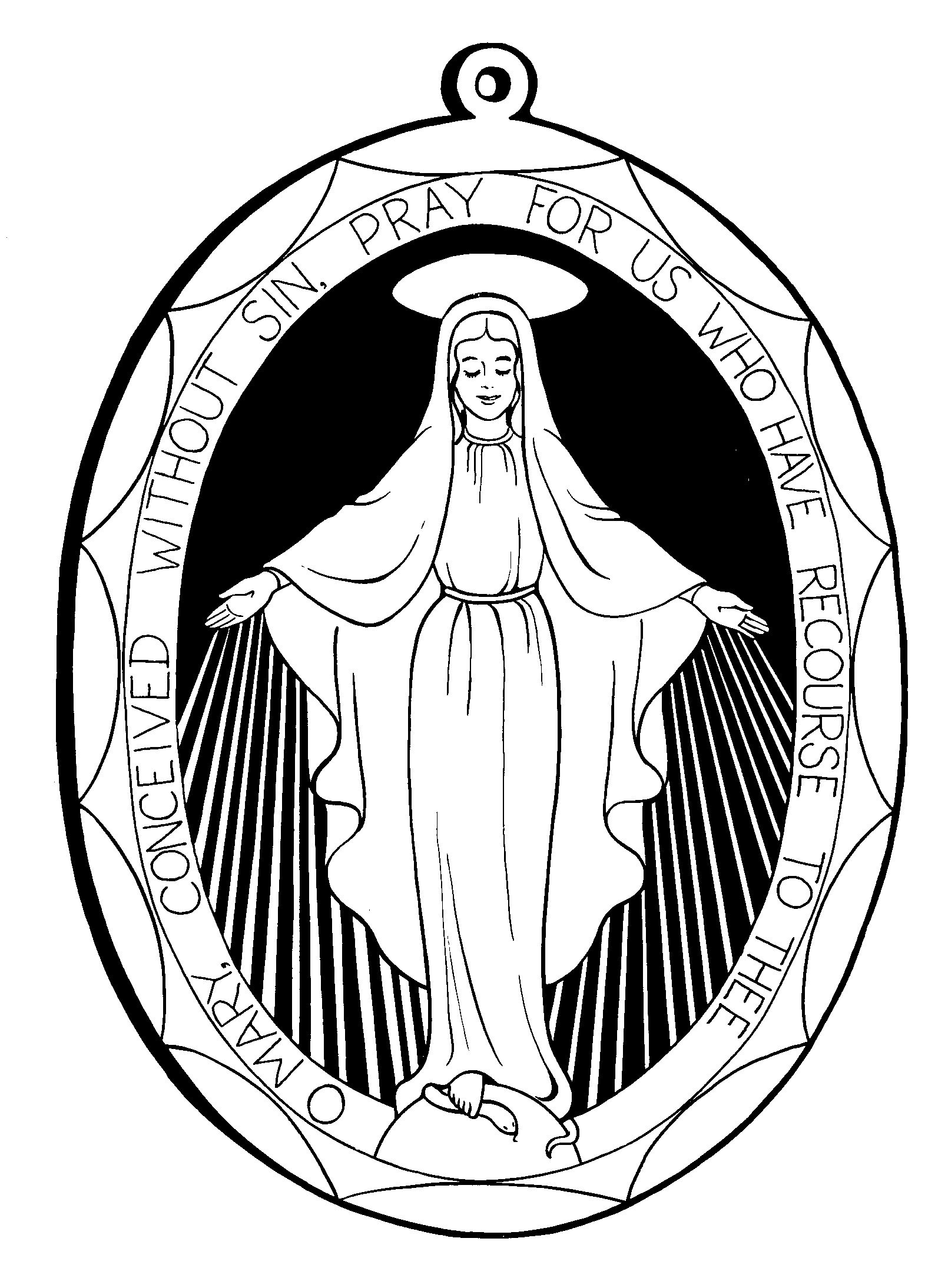 Immaculate Mary Clipart