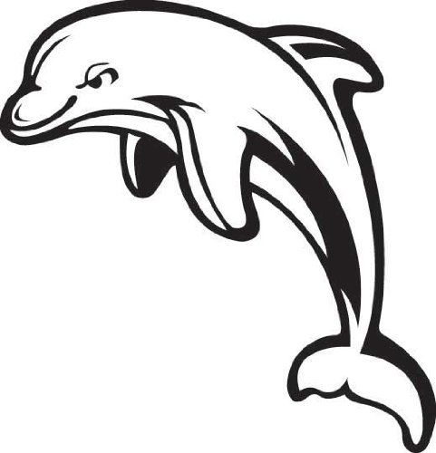 Dolphin Line Art | Free Download Clip Art | Free Clip Art | on ...