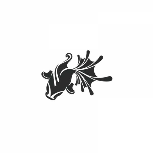 Black Koi Fish Logo Design | Logo Cowboy