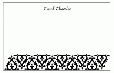 Free damask border