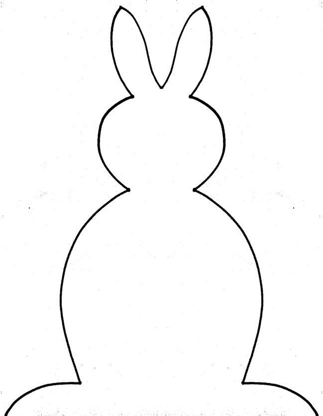 Rabbit Template | Free Download Clip Art | Free Clip Art | on ...
