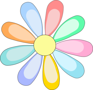 Colorful Daisy Clip Art – Clipart Free Download