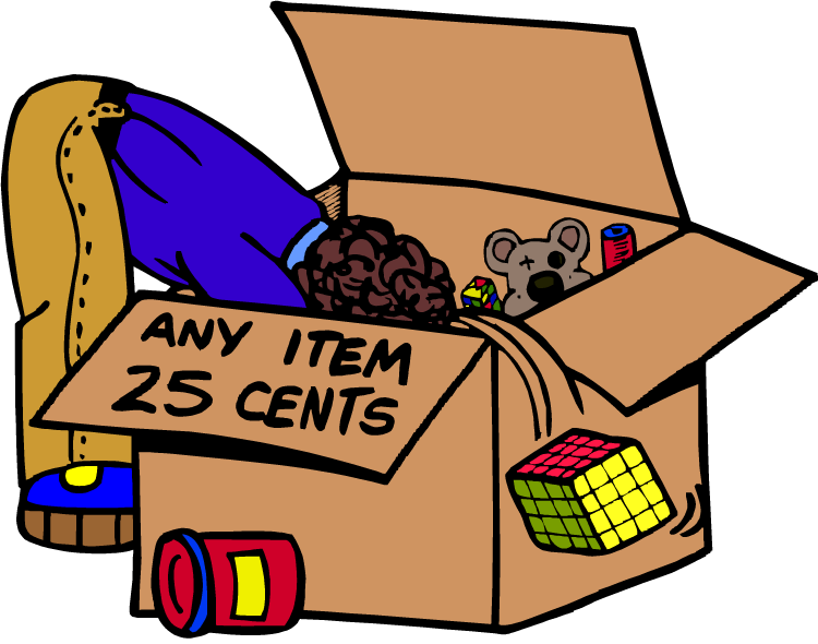 Yard Sale Items Clipart