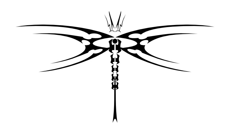 8 Creative Tribal Dragonfly Tattoos | Only Tribal