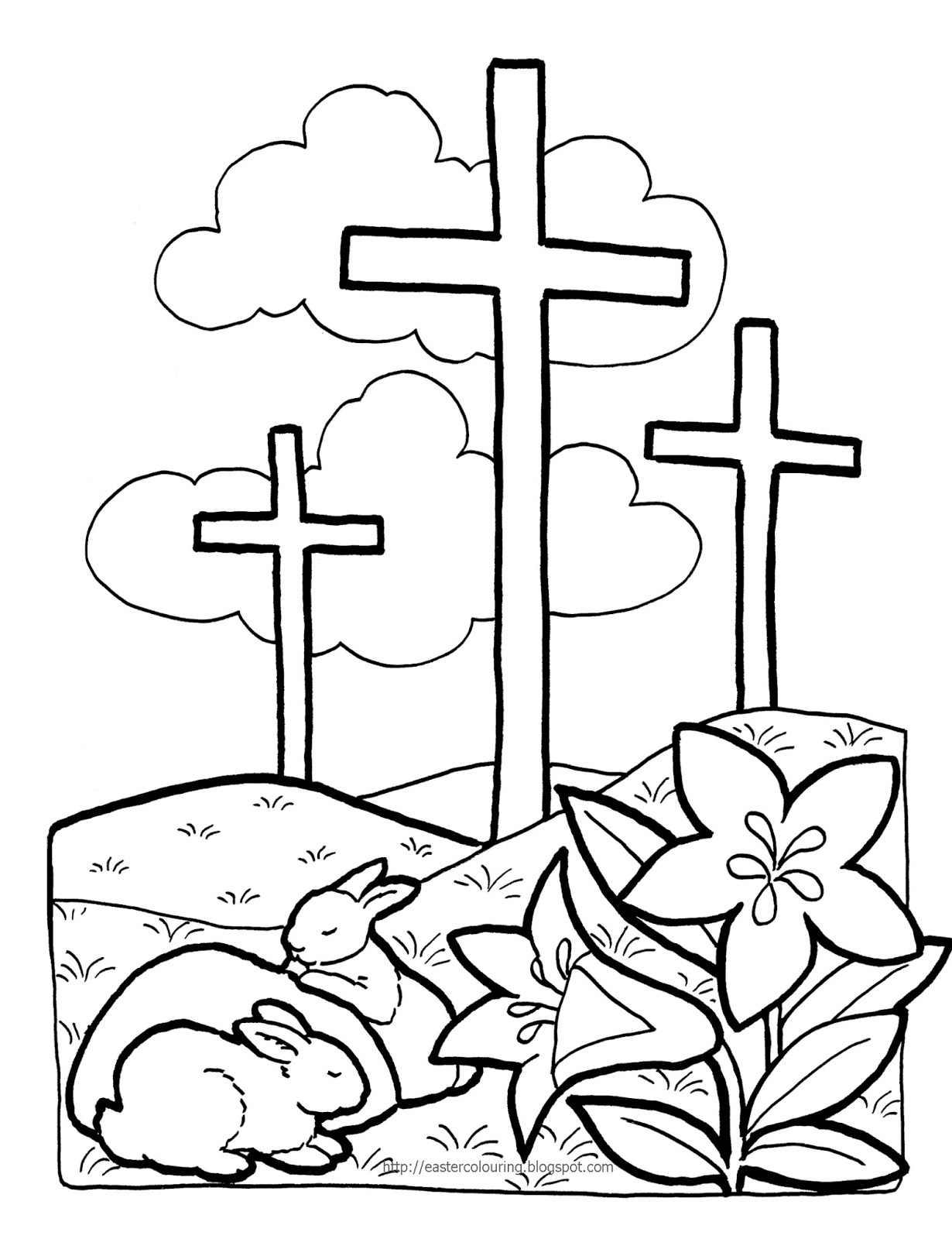 dltk easter coloring pages