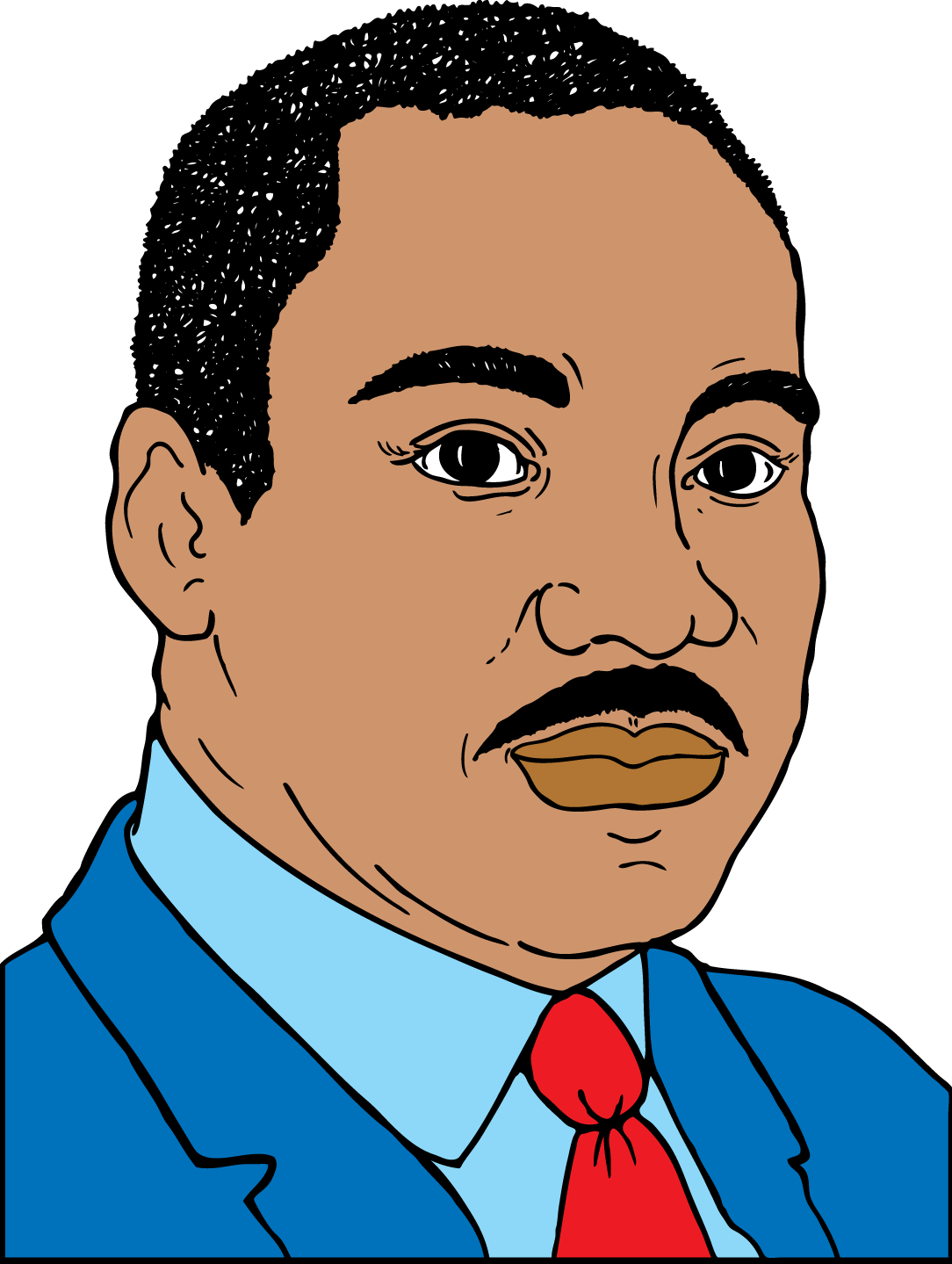 Martin Luther King Cartoon Clipart - Clipartster