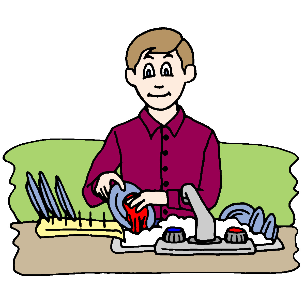 Clip Art Of Daily Activities Clipart