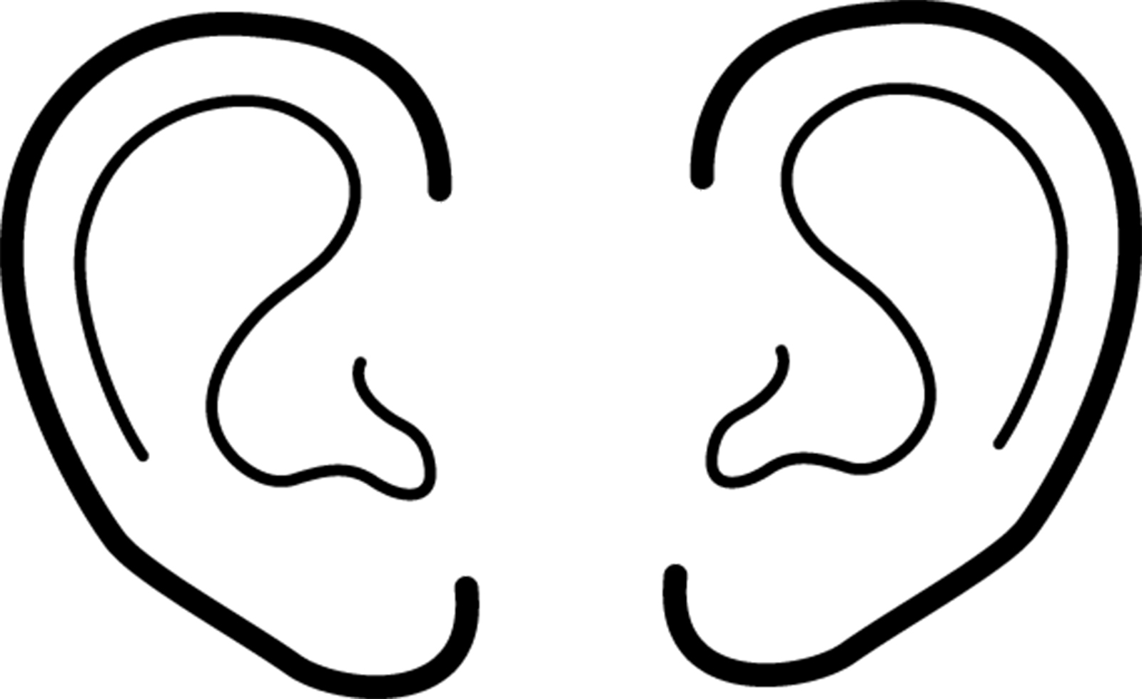 Pair of ears clipart