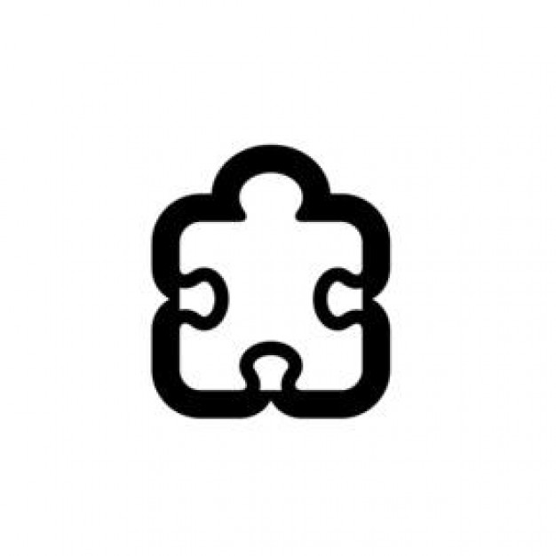 puzzle outline - Icon | Download free Icons