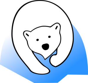 Polar Bear clip art - vector clip art online, royalty free ...