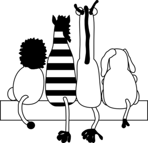 Animal Friends clip art - vector clip art online, royalty free ...
