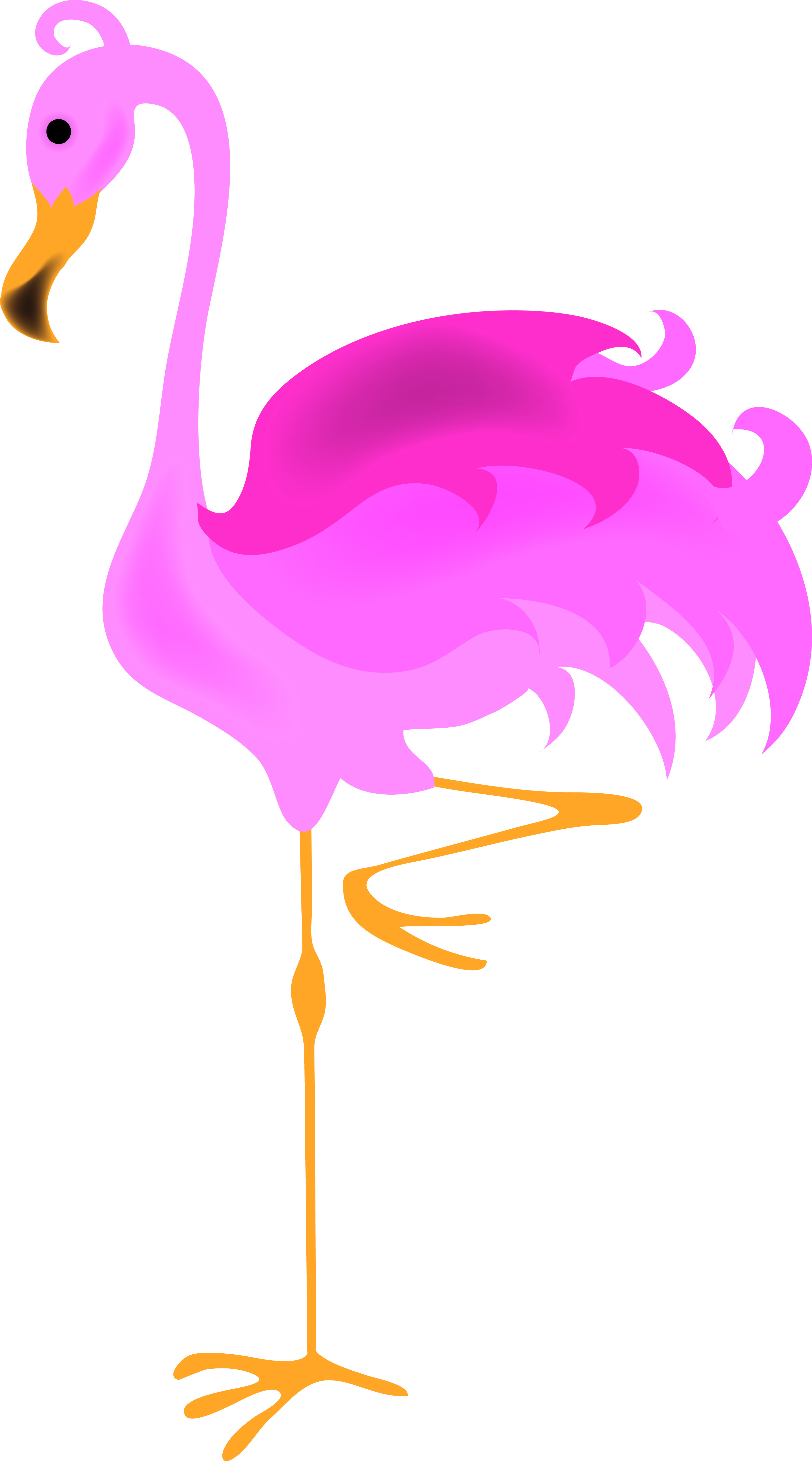 Pix For > Pink Flamingo Clip Art