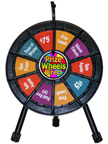 Prize Wheels Trade Show Spinning Games for Giveaways Custom Wheel ...
