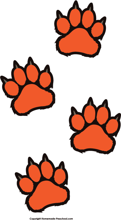 Free Paw Prints Clipart