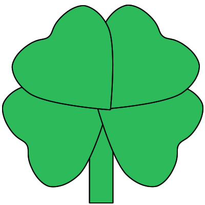 Four Leaf Clover (Shamrock) - Paper craft