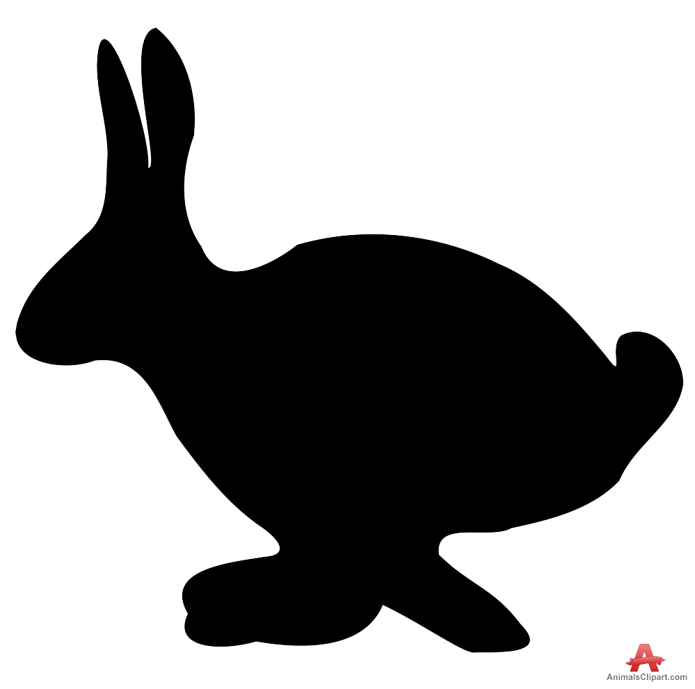 Rabbit Silhouette Clipart | Free Clipart Design Download