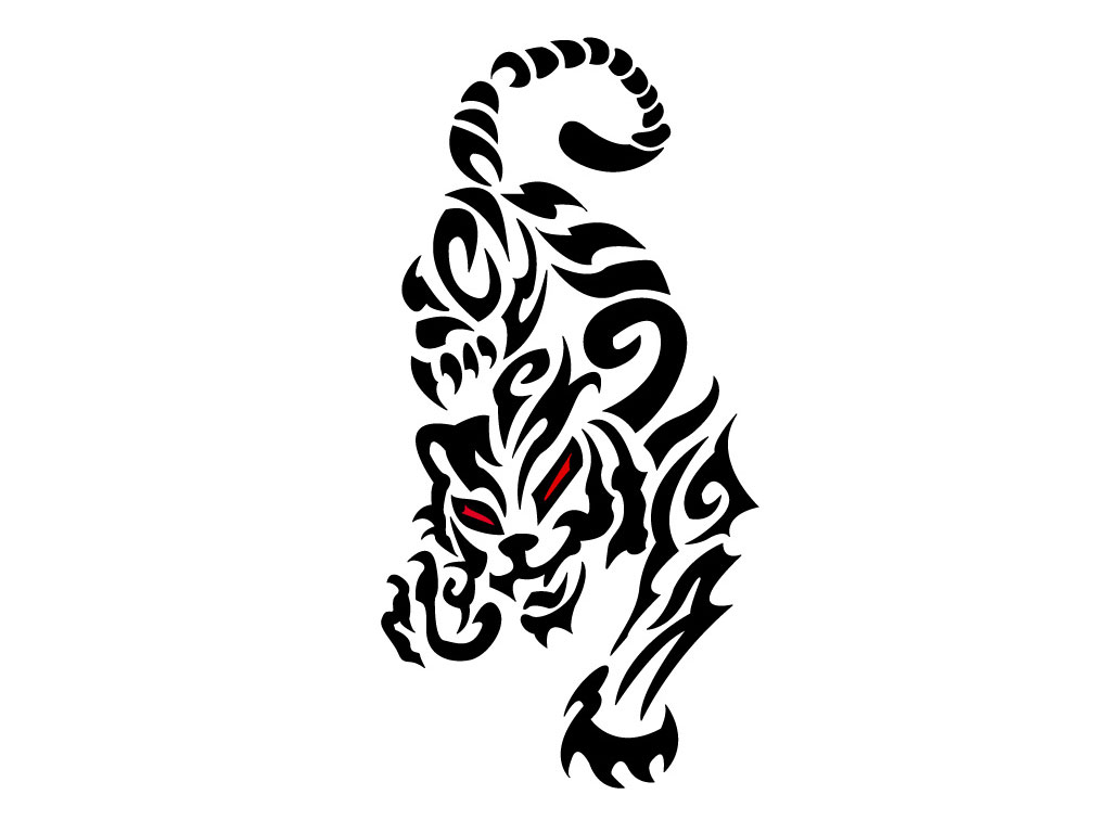 ... Jumping black panther tattoo Tribal Panther Tattoo Meaning Tribal tiger tattoo designs ...