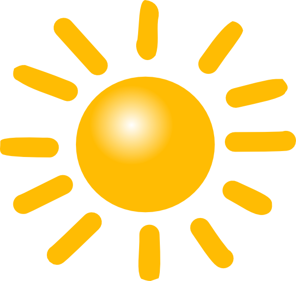 Weather Sunny Clip Art - vector clip art online ...