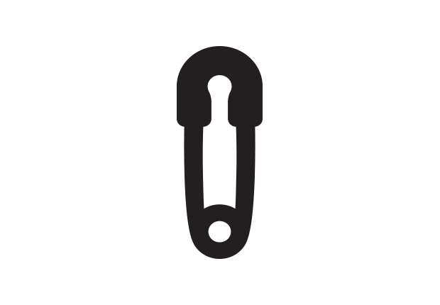 Safety Pin Vector - ClipArt Best