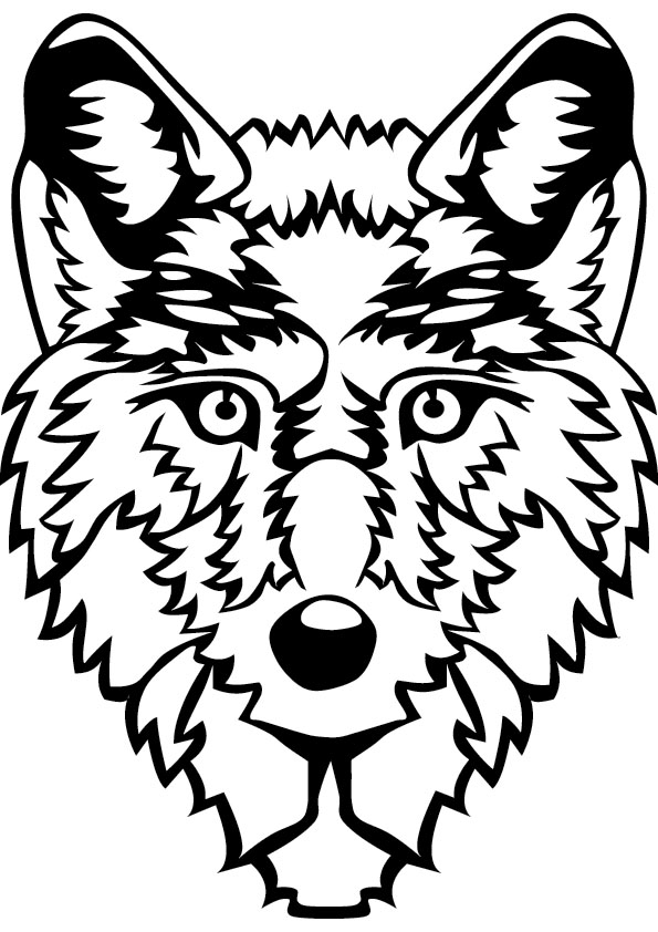 Wolf Coloring Pages - Walloid