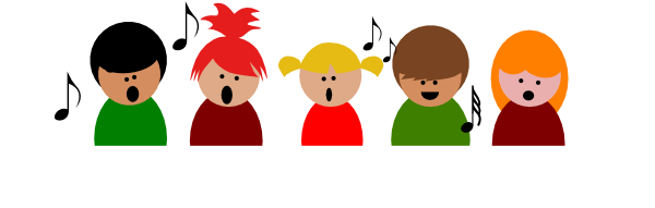 Kids Singing Clip Art