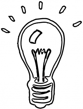 light bulb ideas Colouring Pages