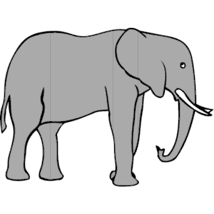 Elephant 13 clipart, cliparts of Elephant 13 free download (wmf ...