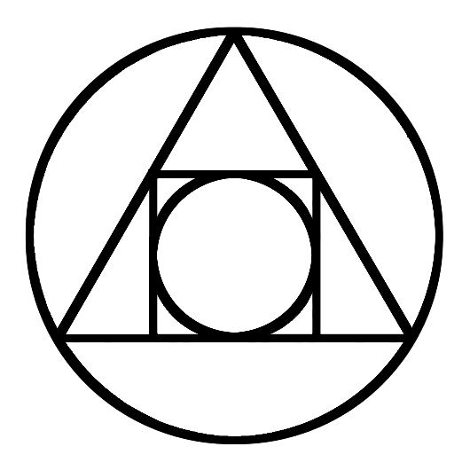 Triangle With A Circle Inside Symbol Meaning Clipart Best