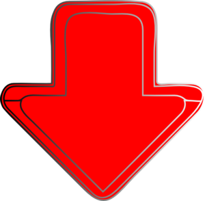 Red-arrow-down clip art - vector clip art online, royalty free ...