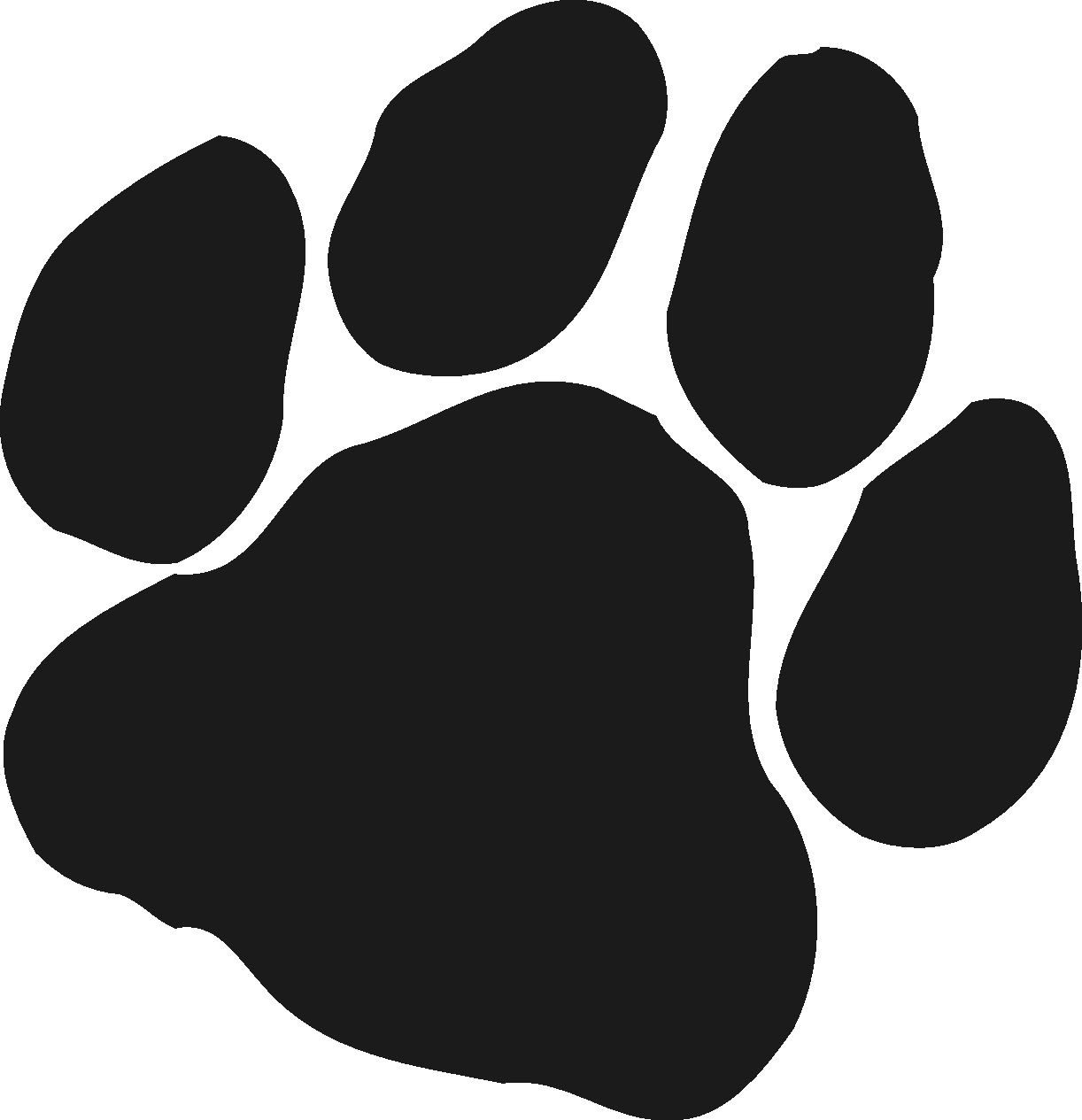 Panther Paw Print Clip Art ClipArt Best