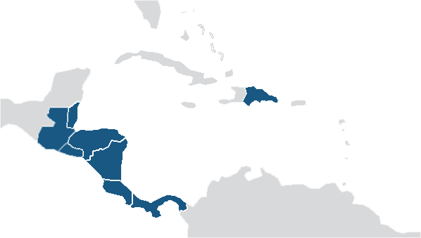 mapa-centroamerica-caribe - GallasteguiFranquicias