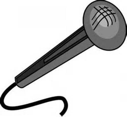 Old school microphone clipart - Clipartix