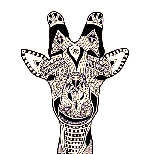 Tribal prints, Giraffes and Zen