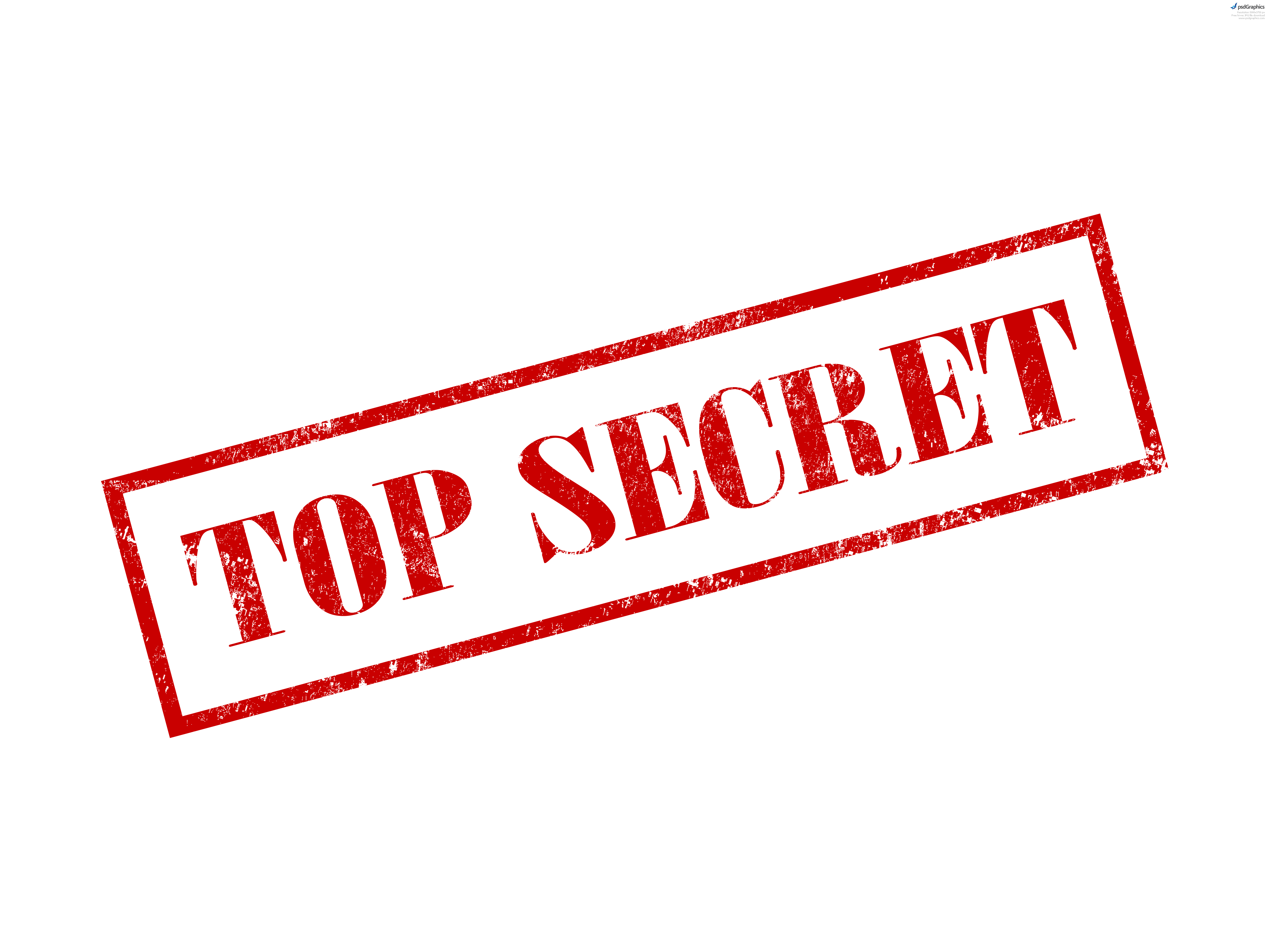 Top secret stamp and envelope | PSDGraphics