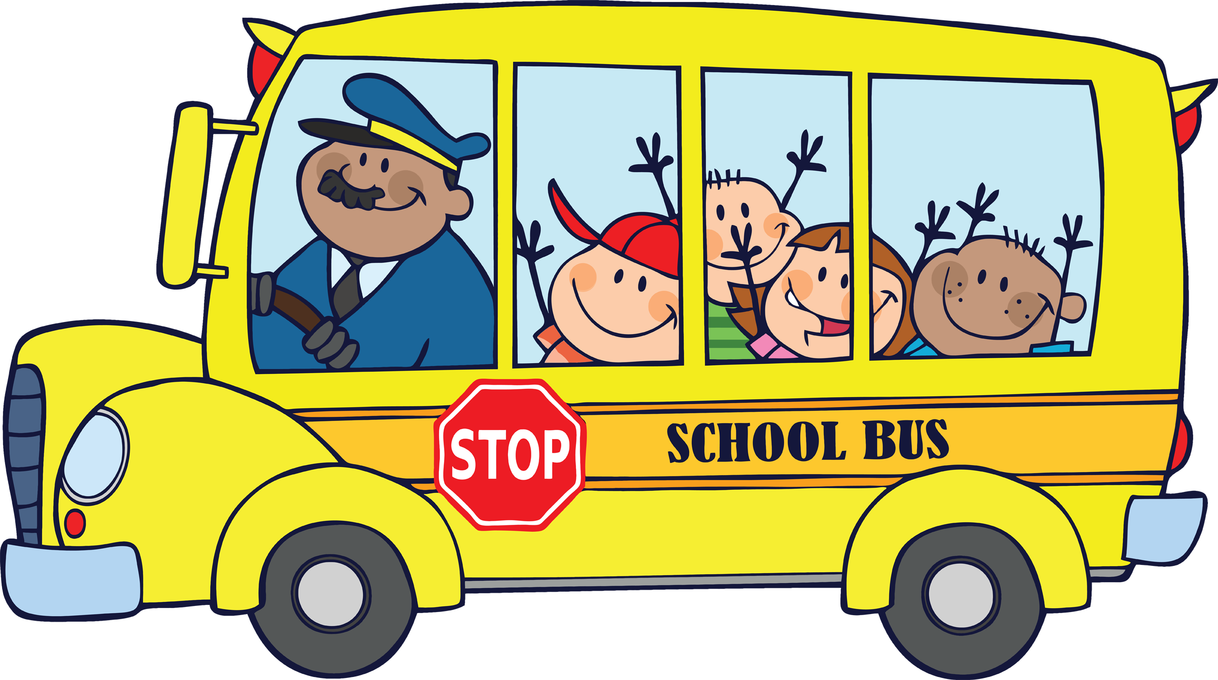 School bus to the school clipart - ClipartFox