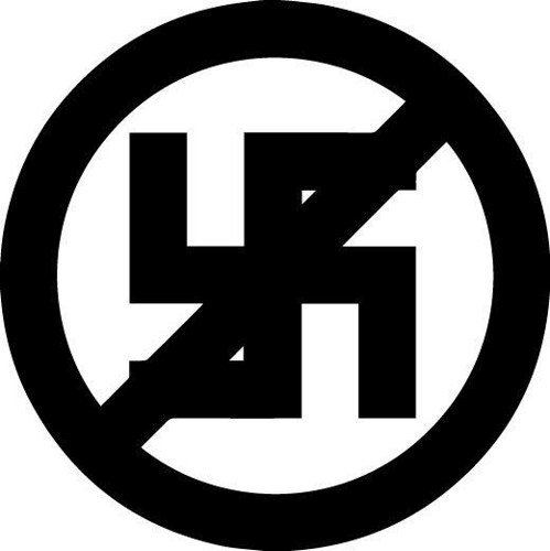 Anti-Nazi symbol - Vinyl Decal | DressXpress - Home & Garden on ...