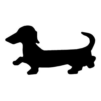 Dachshund, Templates and Silhouette